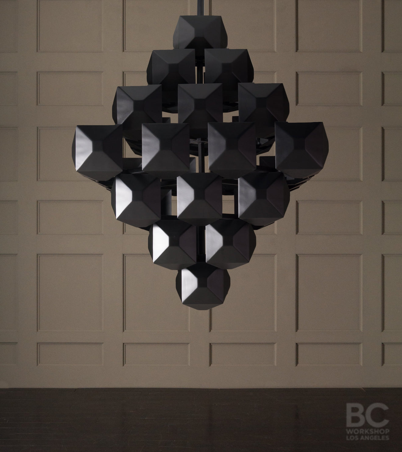 BCW 3-Squared Monumental Chandelier